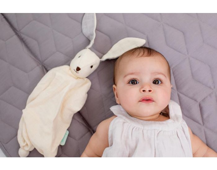 HOPPA Doudou Tino en Mousseline de Coton bio (2)