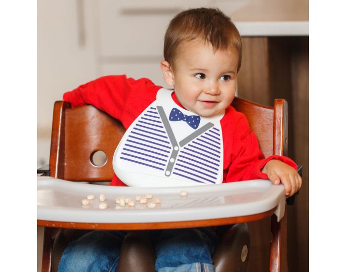 MAKE MY  DAY Bavoir en Silicone avec R�cup�rateur (1)