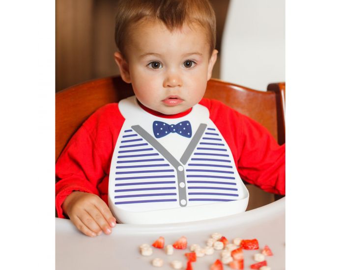 MAKE MY  DAY Bavoir en Silicone avec R�cup�rateur (3)