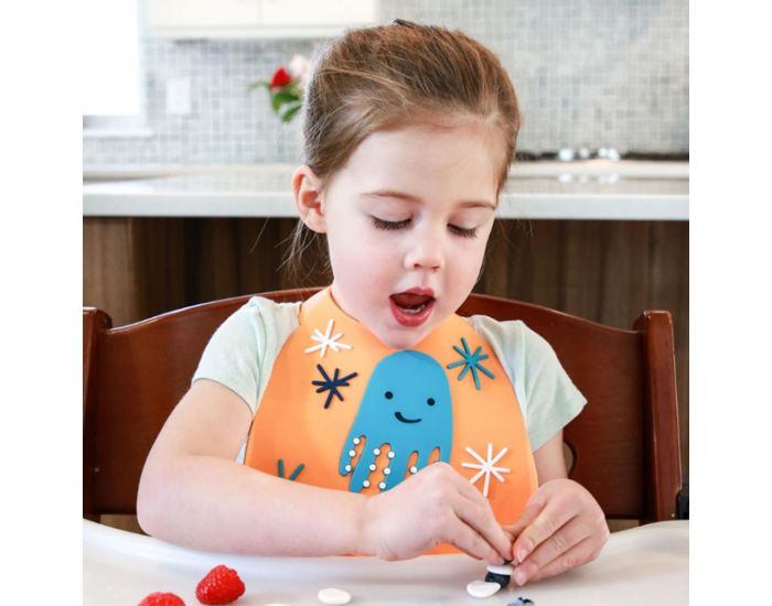 MAKE MY  DAY Bavoir en Silicone avec R�cup�rateur (4)