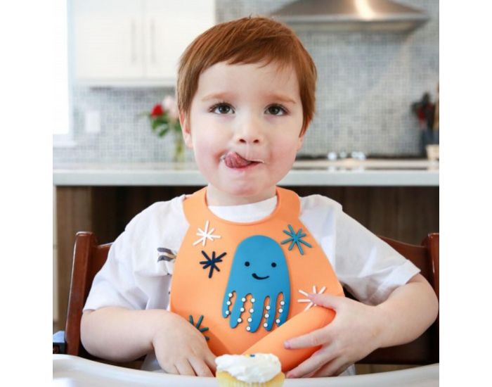 MAKE MY  DAY Bavoir en Silicone avec R�cup�rateur (5)