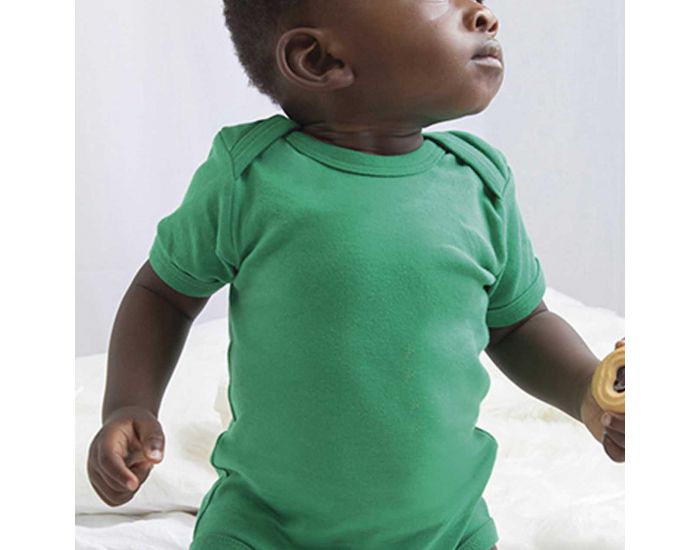 MADE IN BIO Body coton biologique B�b� - Pacasmayo Vert chlorophylle (1)