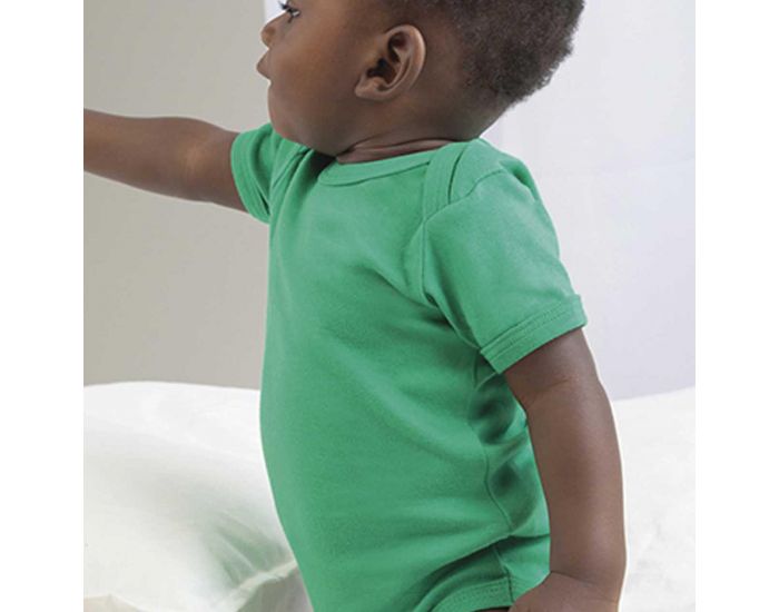 MADE IN BIO Body coton biologique B�b� - Pacasmayo Vert chlorophylle (2)