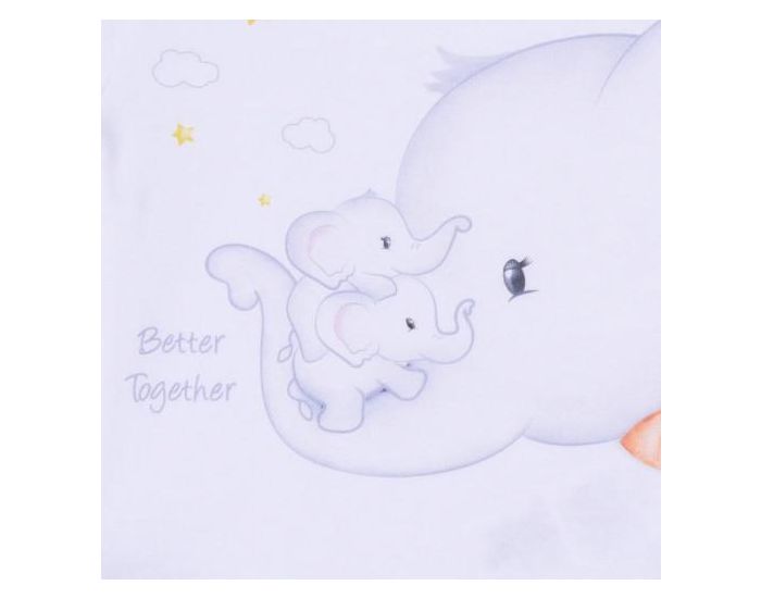 SEVIRA KIDS Ensemble b�b� body et shorty en coton bio - �l�phant (3)