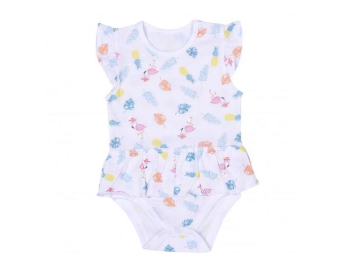 SEVIRA KIDS Body robe et chapeau en coton bio, Tropi (2)