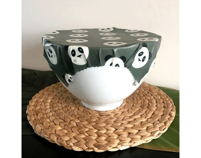 SLOW&CO Kit Duo Emballage Rutilisable Pandas/Feuilles - SLOW&CO (2)