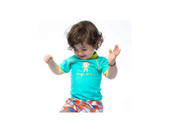 MAYOPARASOL Top Lycra Piscine Anti UV B�b� -  Cara�bi (1)