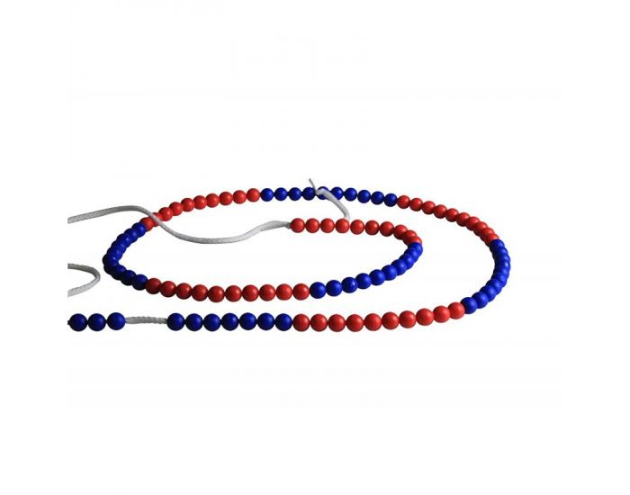 WISSNER Chaine de Calcul 100 par 10 Rouge et Bleue (1)