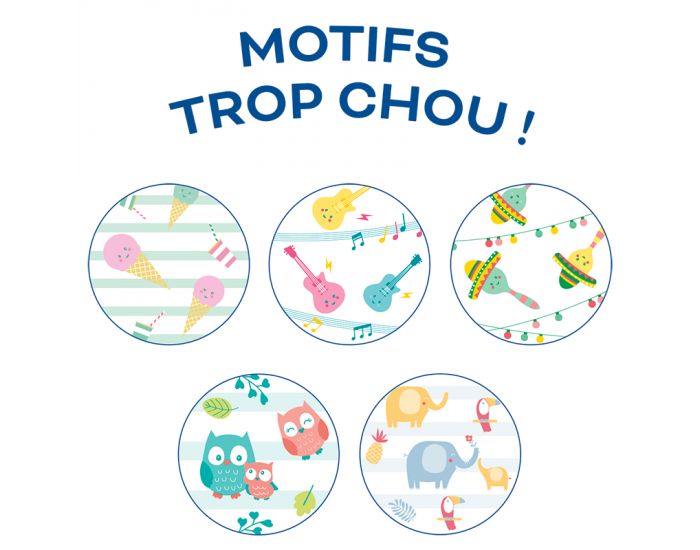 CARRYBOO Pack X6 - Couches Ecologiques French, Clean & Chou (8)