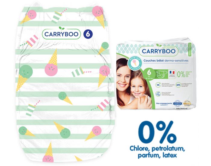 CARRYBOO Couches Ecologiques French, Clean & Chou (12)