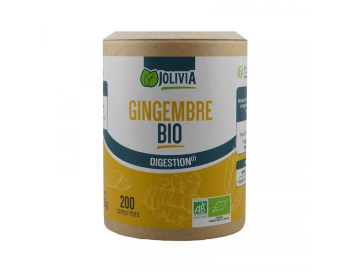 JOLIVIA Gingembre Bio - 200 comprims de 400 mg (3)