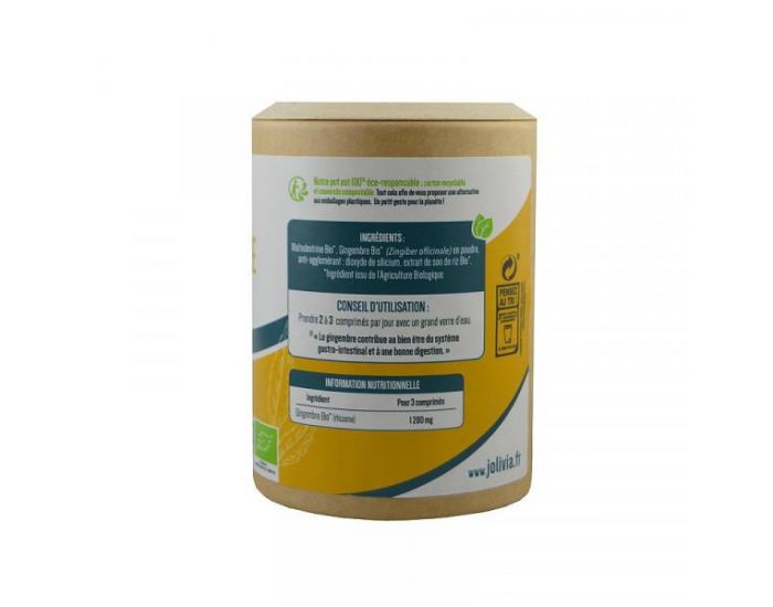 JOLIVIA Gingembre Bio - 200 comprims de 400 mg (6)