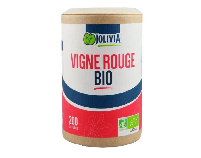 JOLIVIA Vigne Rouge Bio - 200 glules vgtales de 250 mg (1)