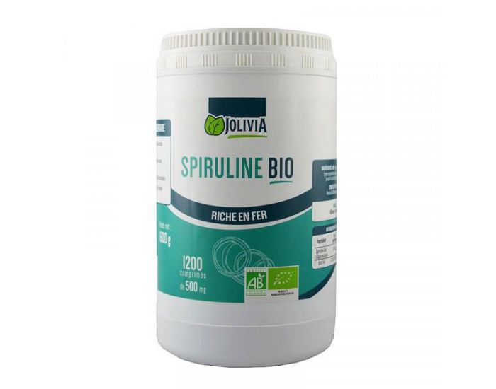 JOLIVIA Spiruline Bio - 60 comprims de 500 mg (3)