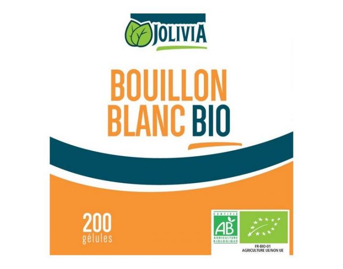 JOLIVIA Bouillon blanc Bio - 200 glules vgtales de 225 mg (13)