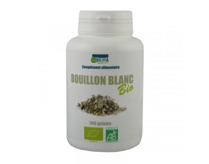 JOLIVIA Bouillon blanc Bio - 200 g�lules v�g�tales de 225 mg (14)