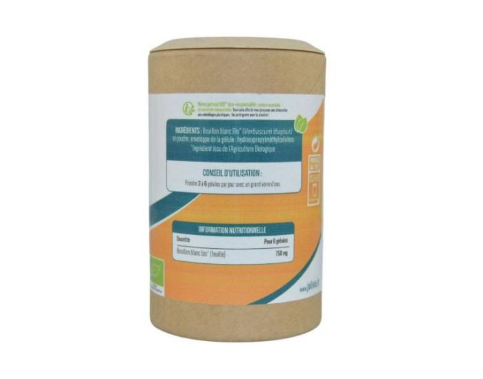 JOLIVIA Bouillon blanc Bio - 200 g�lules v�g�tales de 225 mg (4)