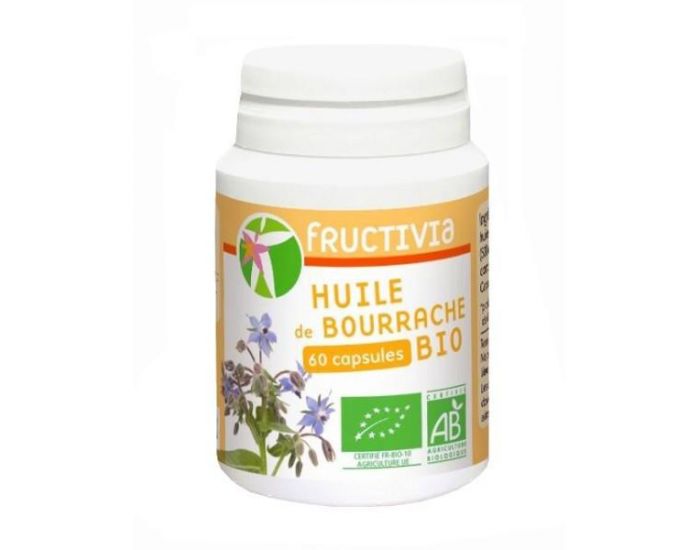 FRUCTIVIA Bourrache Bio huile 60 capsules de 500 mg (1)
