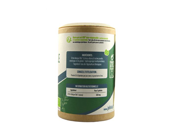JOLIVIA Ortie feuille Bio - 200 glules vgtales de 210 mg (12)