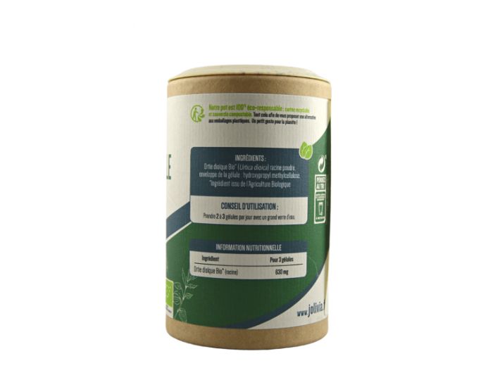 JOLIVIA Ortie feuille Bio - 200 glules vgtales de 210 mg (18)