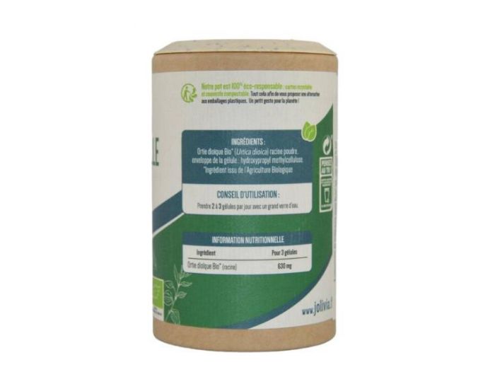 JOLIVIA Ortie feuille Bio - 200 glules vgtales de 210 mg (5)