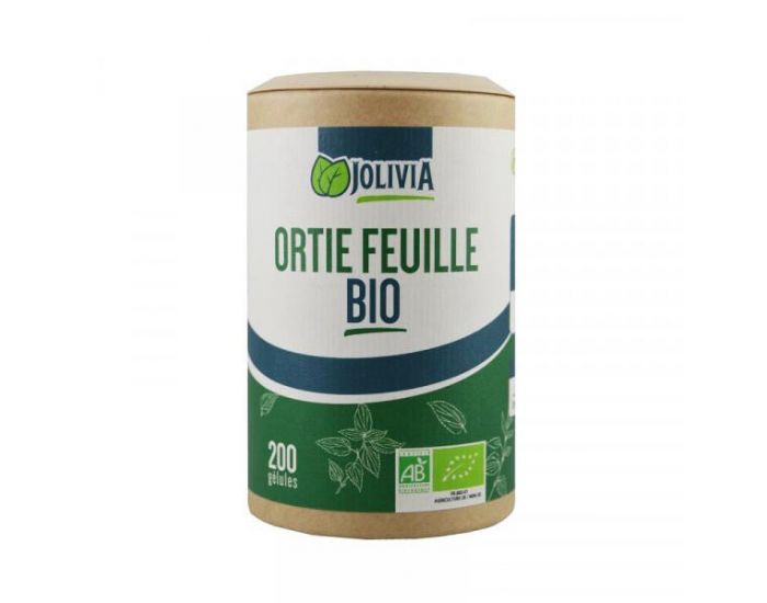 JOLIVIA Ortie feuille Bio - 200 glules vgtales de 210 mg (8)