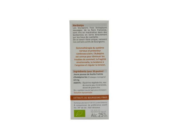 HERBIOLYS Bourgeons d'Aubpine Bio - 50 ml (3)