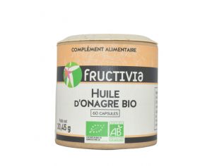 FRUCTIVIA Onagre Bio huile - 60 capsules de 500 mg