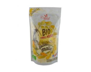 CRYSTAL GOURMET Farine de Maïs Bio sans gluten - 500 g