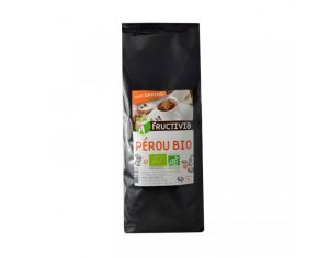 FRUCTIVIA Café Bio Arabica en grains - Pérou - 1kg