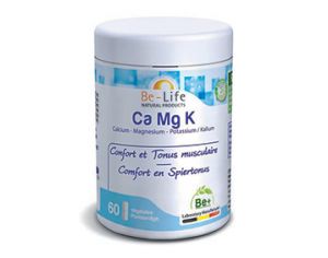 BE-LIFE CaMgK (calcium-magnésium- potassium)  - 60 gélules