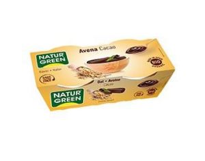 NATURGREEN Dessert Avoine-Cacao Bio - 2x125g