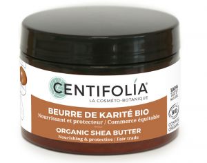 CENTIFOLIA Beurre de Karité 100% Pur Neutre et Bio - 125 ml