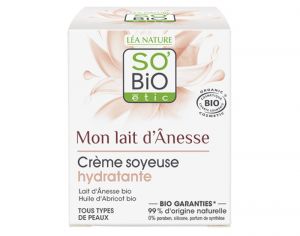 SO'BIO Crème Soyeuse Hydratante Mon Lait d'Anesse - 50 ml
