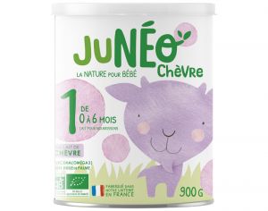 JUNEO Lait pour Nourrisson 1 Chèvre - De 0 à 6 mois - 900 g