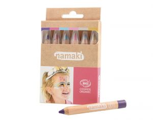 NAMAKI Kit de 6 Crayons de Maquillage Mondes Enchantés