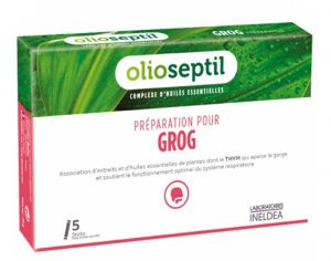 OLIOSEPTIL Préparation pour Grog - 5 Sticks - Cure de 5 jours