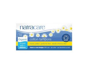 NATRACARE Tampon bio avec applicateur Natracare - Boîte de 16 - Hygiène féminine Flux Super
