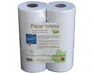 PAPECO Papier Toilette Recyclé - 6 Rouleaux