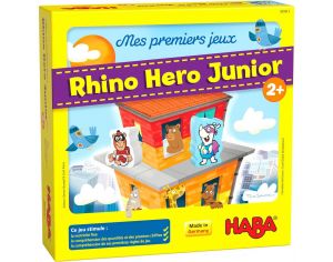HABA Mes Premiers Jeux - Rhino Hero Junior - Dès 2 Ans 