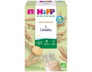 HIPP 5 Céréales - boite de 250g - Dès 8 mois