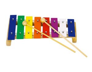 GOKI Xylophone en bois pour Enfant 