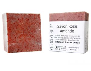 EN DOUCE HEURE Savon Exfoliant Rose Amande - 100g