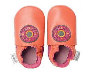 BOBUX Chaussons en cuir Bobux soft soles - Aztec orange S - 16-17