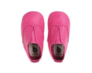 BOBUX Chaussons en cuir Bobux soft soles - Duke pink