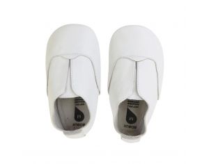 BOBUX Chaussons en cuir Bobux soft soles - Duke white