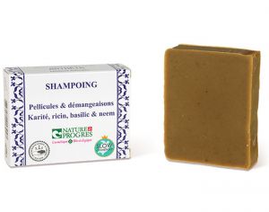 ANTHEYA Shampoing Solide Végétal Anti Pellicule et Démangeaisons - 100g Bandeau papier