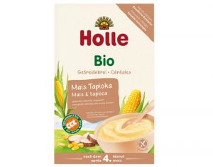 HOLLE Bouillie Maïs et Tapioca - Dès 4 mois