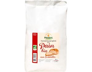 PRIMEAL Farine Pour Pain Aux 5 Céréales - 500g