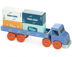 VILAC Camion Porte-Conteneurs Vilacity - Ds 3 ans